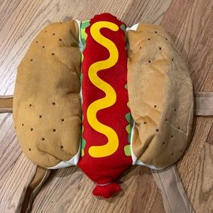 Hotdog pet costume
